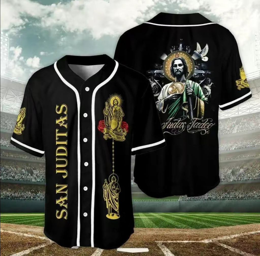 San Judas Baseball Shirt